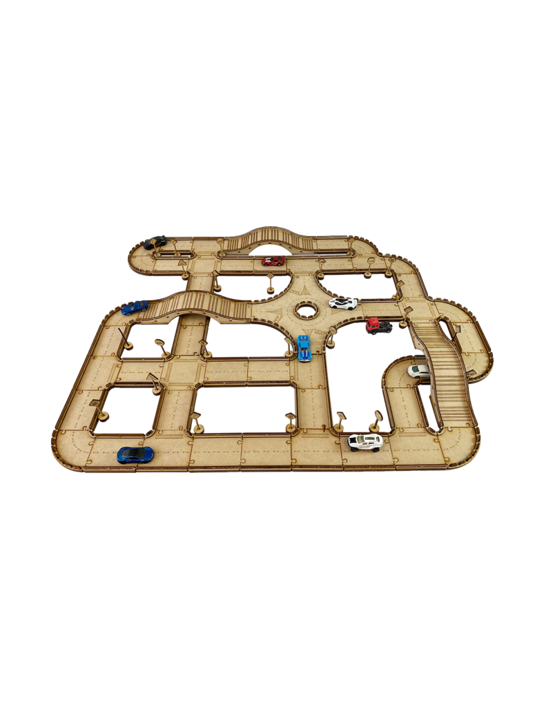 Pista Para Hot Wheels MDF Armable