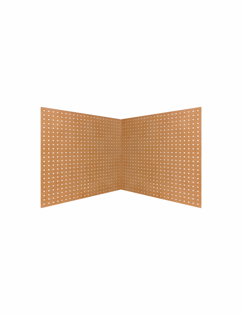 2 Tableros MDF Perforados - Organizador Herramienta 60x60