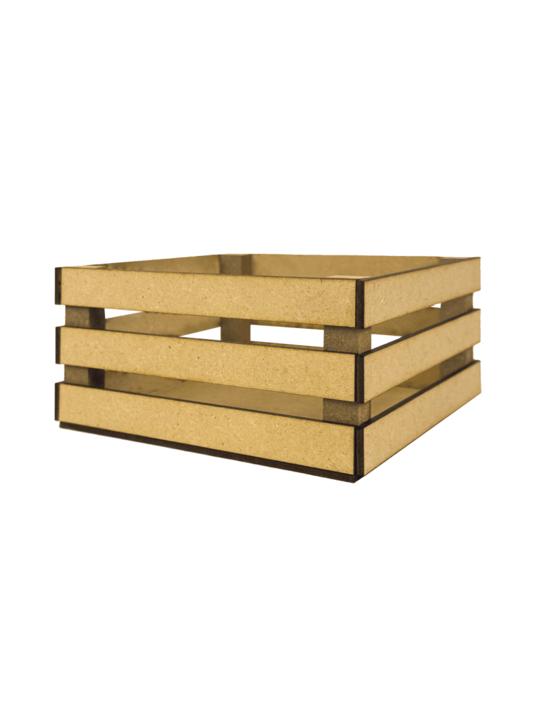 Huacal Armado De MDF 16 cm x 16 cm x 8 cm