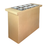 Mesa Barra De Snack Plegable Insertos Incluidos