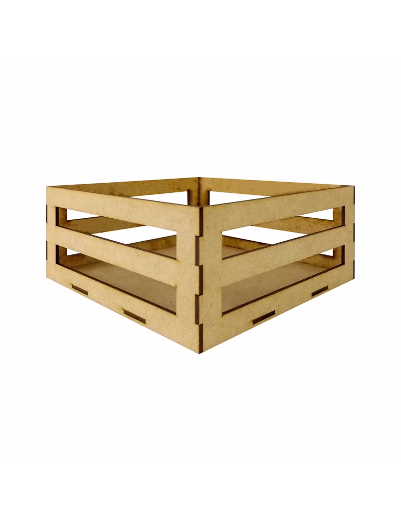 Kit De Huacales 12 Piezas De 20 X 20 Armables MDF