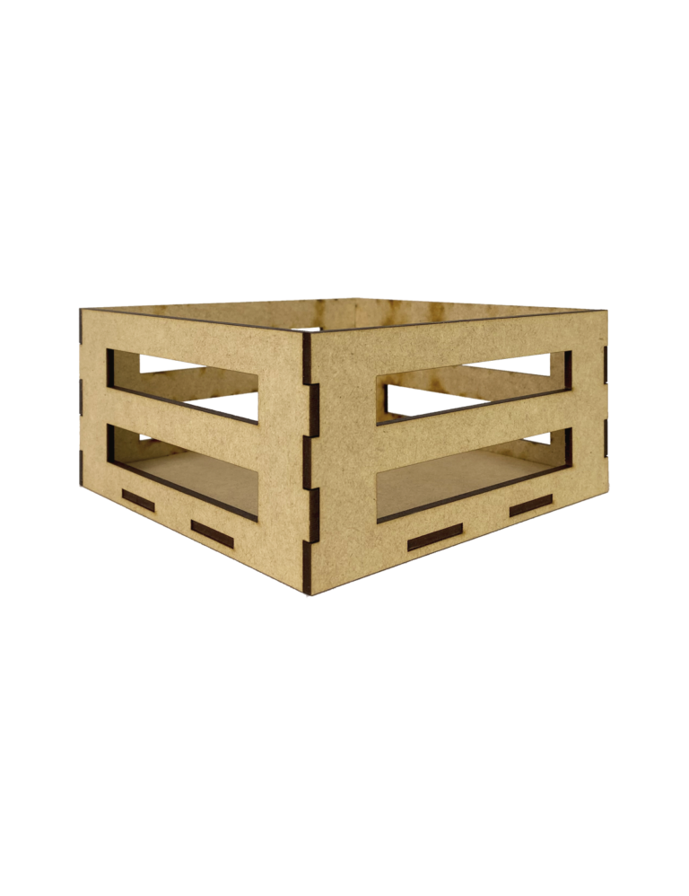 Huacal Armable De MDF 15 cm x 15 cm x 7.5 cm