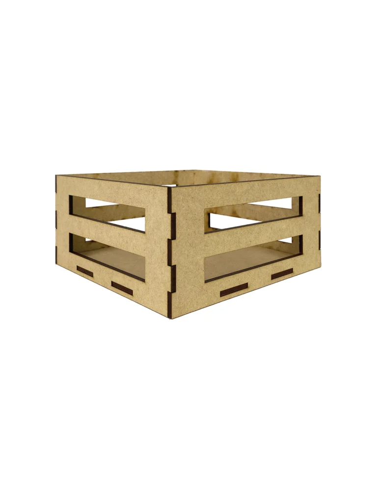 Huacal Armable De MDF 15 cm x 15 cm x 7.5 cm